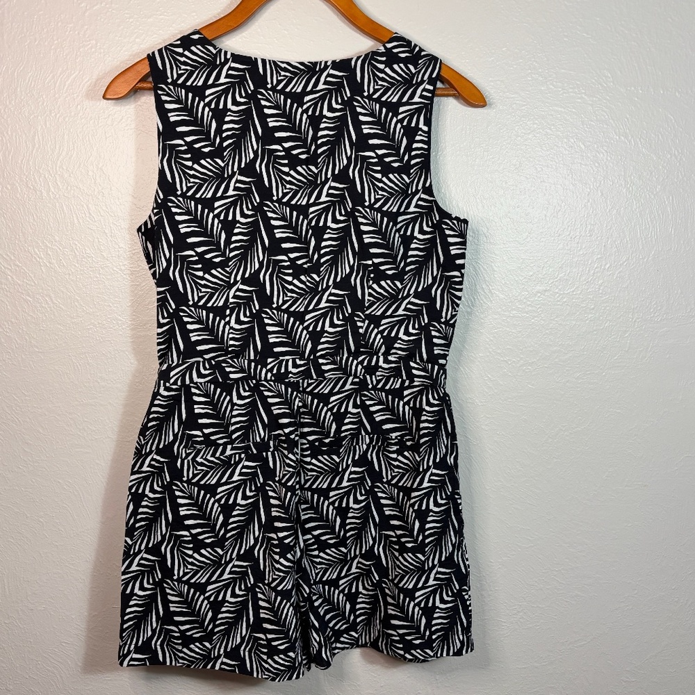 Ann Taylor LOFT Black and White Romper - Picture 8 of 8